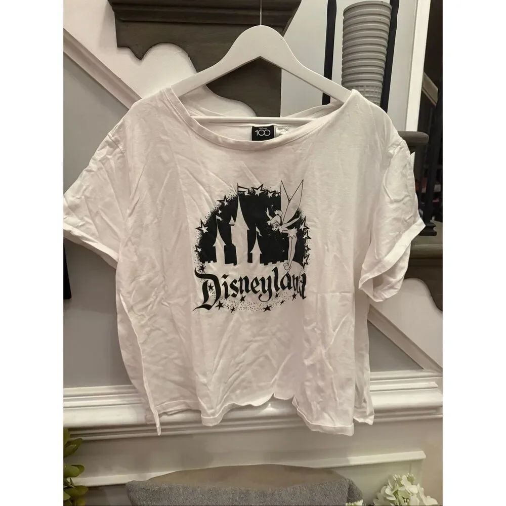 Disney 100 Tinkerbell Boxy White T-Shirt sz 3X